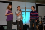 On stage
