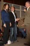 De bewuste right hand of fellowship voor Daniel