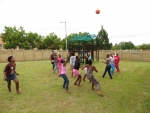 Playing at the playground