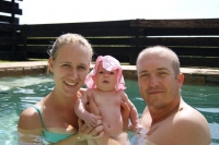 In the swimmingpool